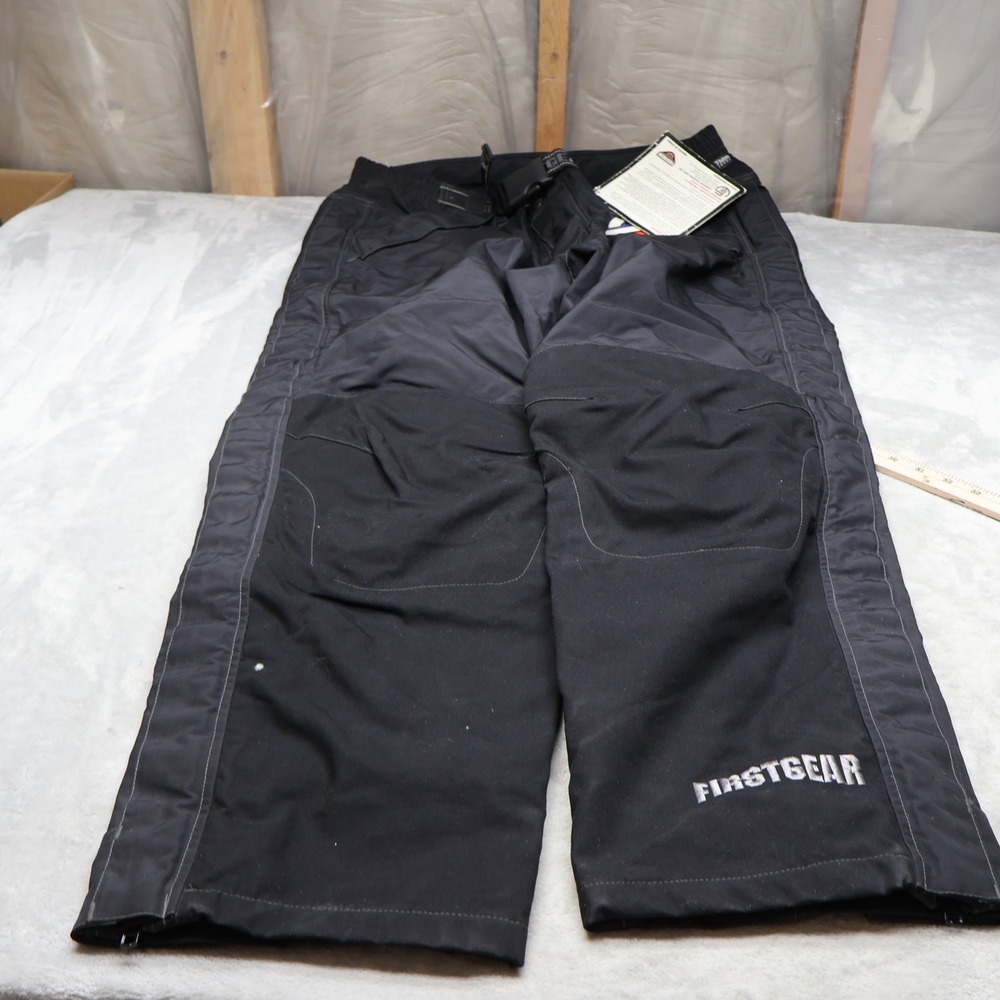 Firstgear Pants‎ Mens 42 Black HT Overpants Thinsulate Motorcycle Rain 36x33 NEW